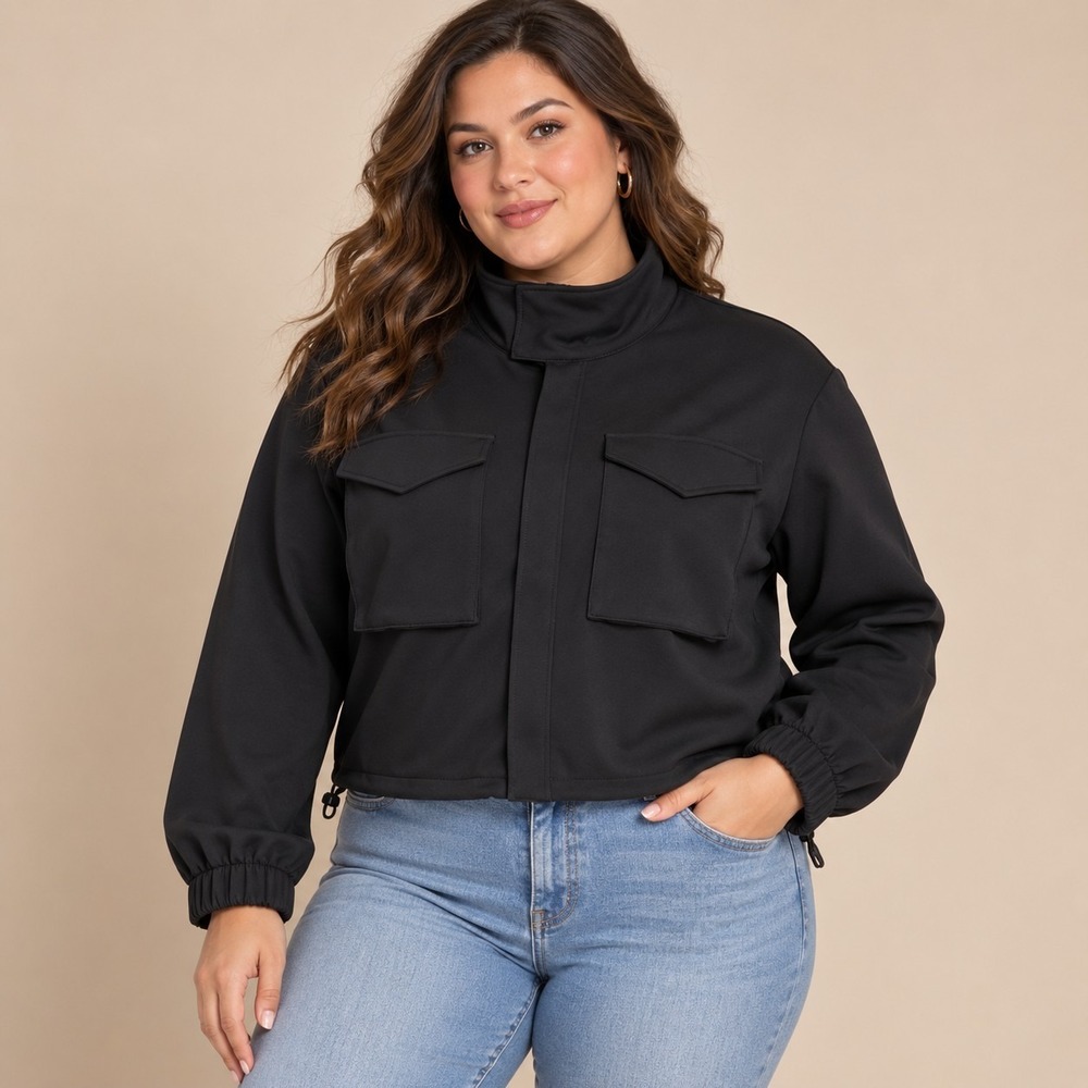 Yogalicious Softlite Scuba Jacket Women's XL Athleisure Minimalist Gorpcore Luxe